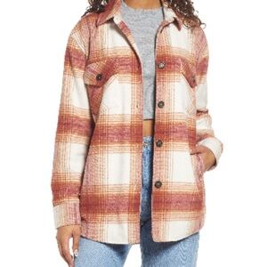 Plaid Button-Up Shirt/Jacket (Shacket)